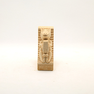 Canecillo animal músico - Frómista (Palencia)