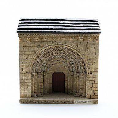 Portada de la Ermita de San Pedro en Echano (Navarra) (Grande)