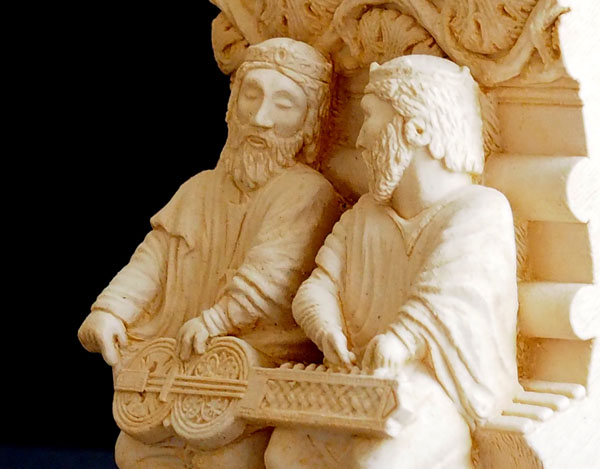 Músicos - Organistrum - Pórtico de la Gloria (Santiago de Compostela) (A Coruña)